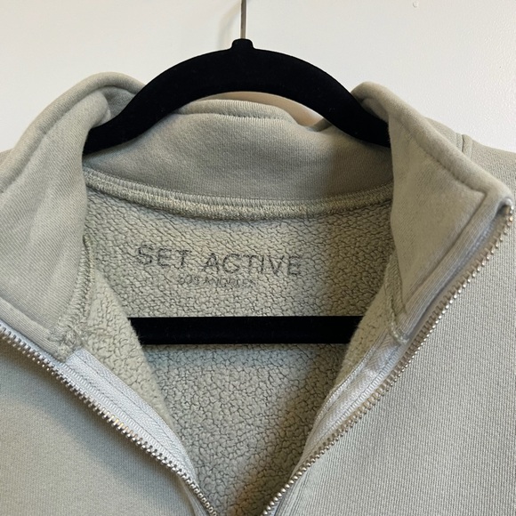 Set Active Halfzip and Sweatshorts Set - Picture 8 of 11